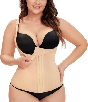 Eleady Womens Waist Trainer Corset Vest Weight Loss Breathable Tank Tops Tummy Control Shapewear Slimming Body Shaper
