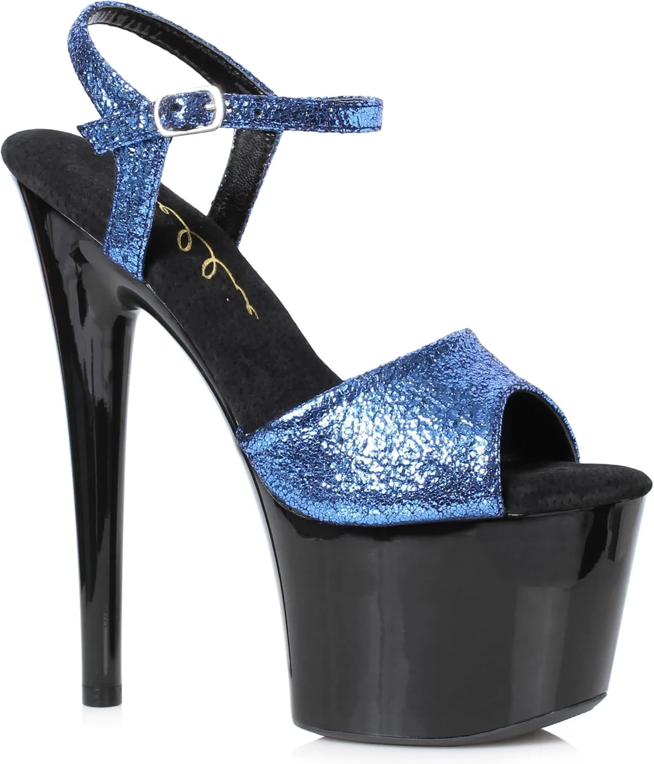 Ellie Shoes Women's 709-VITAL-BLUE-9 Heeled Sandal, 9
