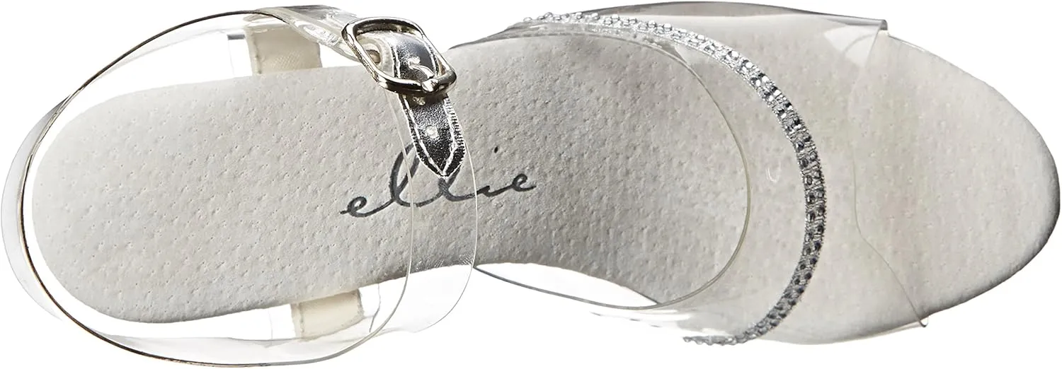 Ellie Shoes Women's 711 Jewel Platform Sandal