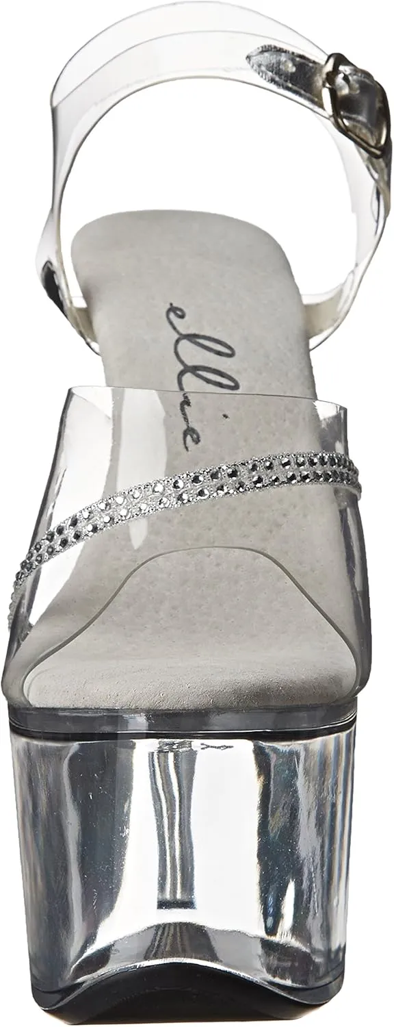 Ellie Shoes Women's 711 Jewel Platform Sandal