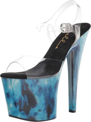Ellie Shoes Women's 8" Heel Platform Stiletto Sandal Heeled
