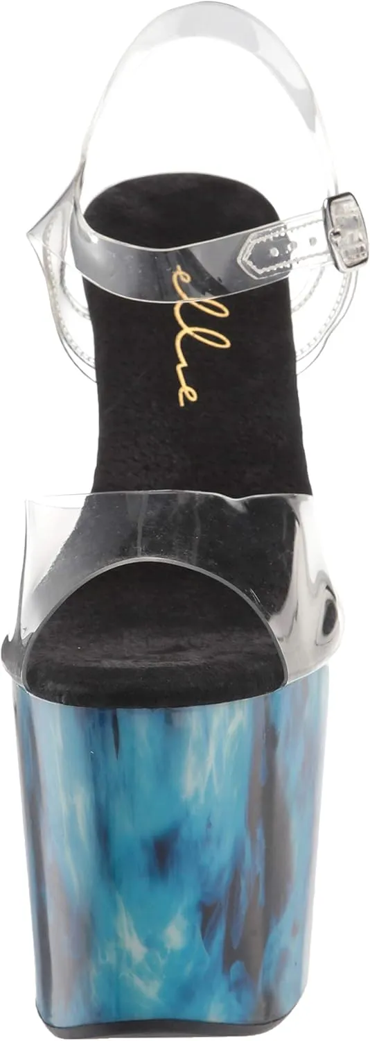 Ellie Shoes Women's 8" Heel Platform Stiletto Sandal Heeled