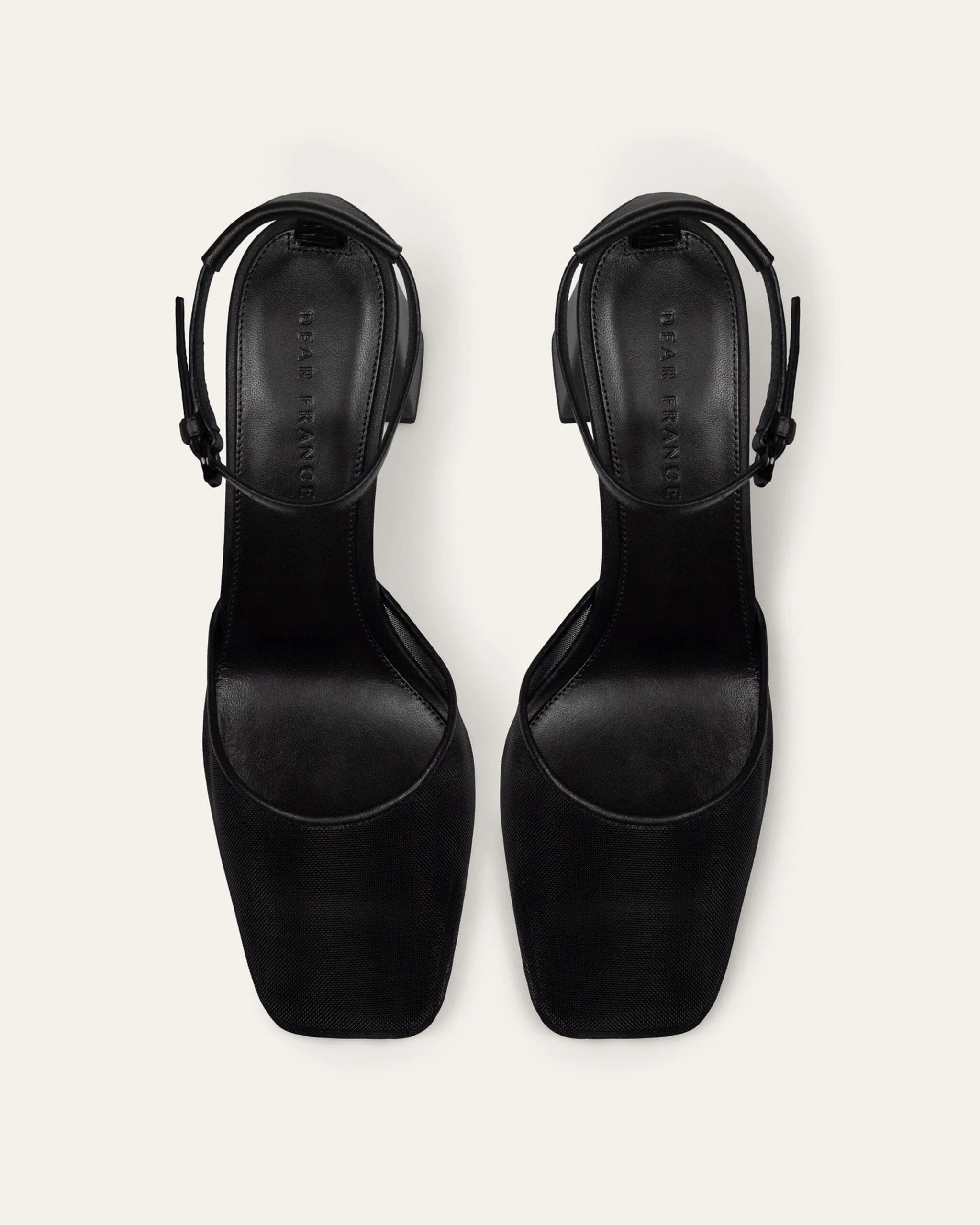 Felice Pump, Black Mesh