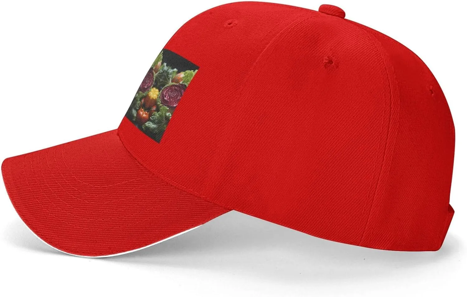 Fresh Cabbage Casquette Cap Hats,Sandwich Baseball Cap with Magic Buckle,Trucker,Perfect for Summer,Outdoor,Golf