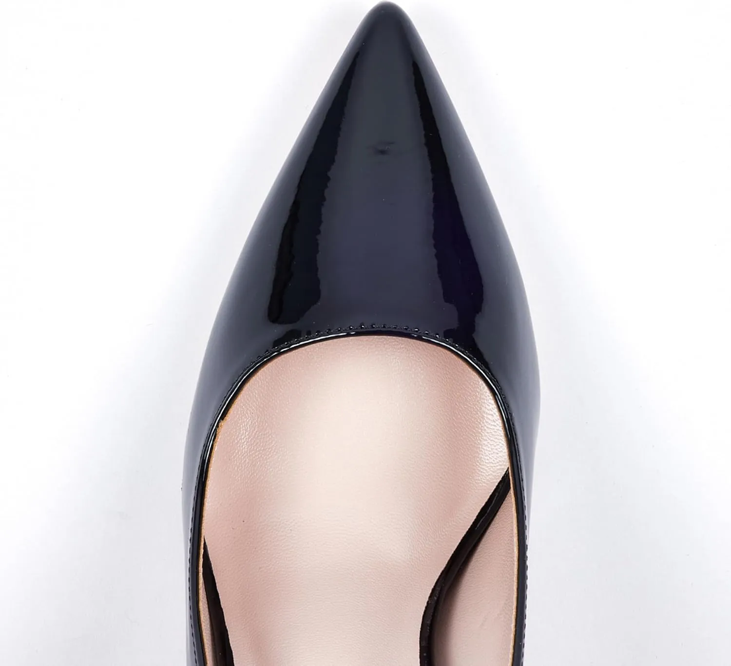 GENSHUO Women's Closed Toe Stiletto High Heels Dress 4 Inch Heeled Pointed Toe Party Homecoming Wedding Pump Shoes