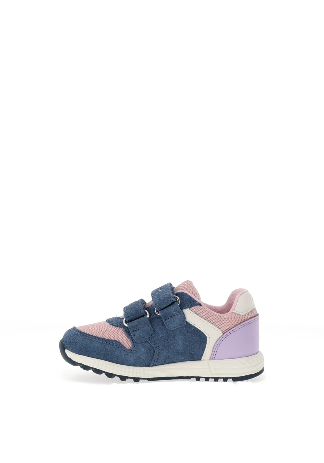 Geox Baby Girl Alben Velcro Trainer, Blue