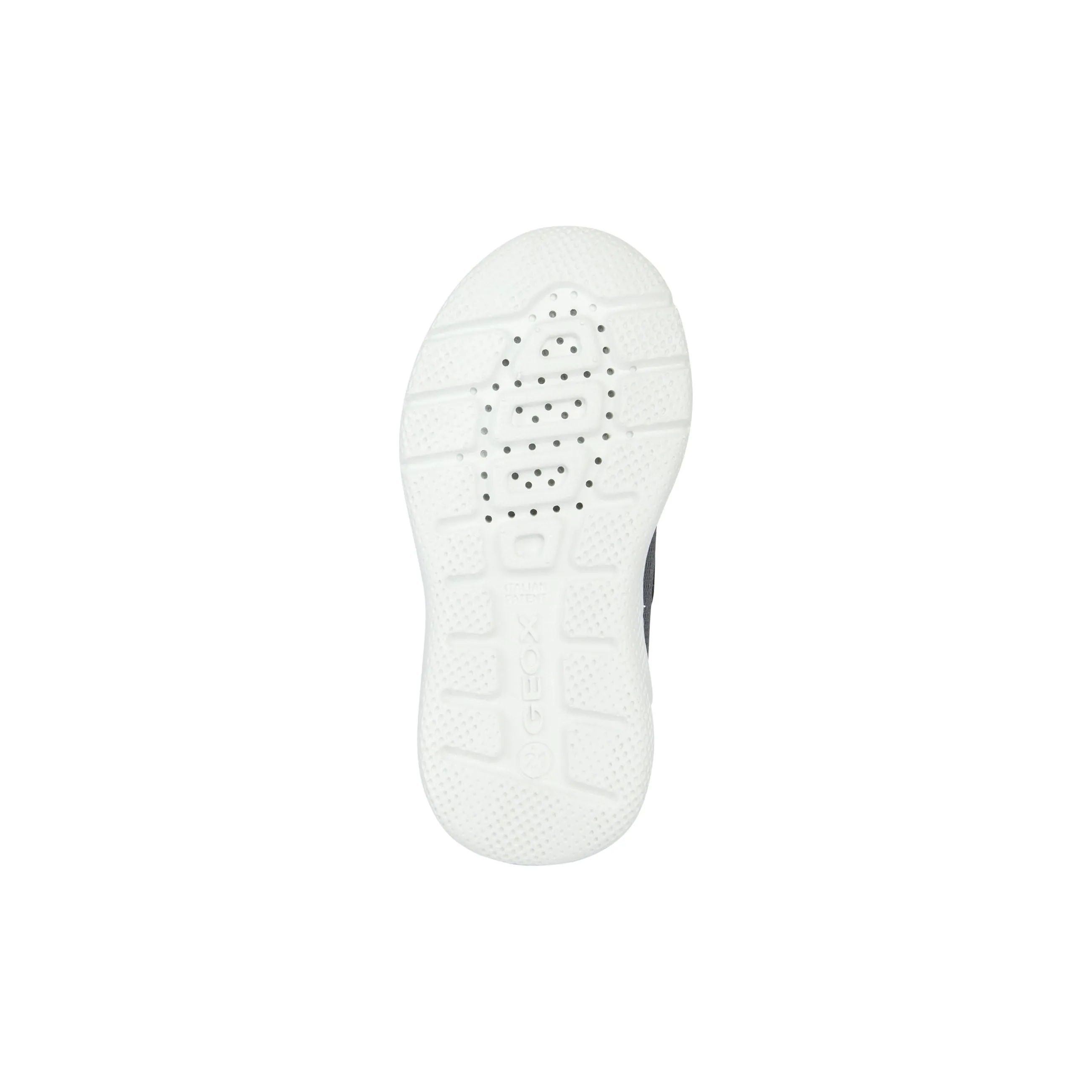 Geox Sprintye - Boys Velcro trainer in Black/Red