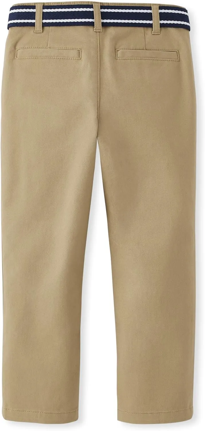 Gymboree Boys' and Toddler Belted Chino Pants