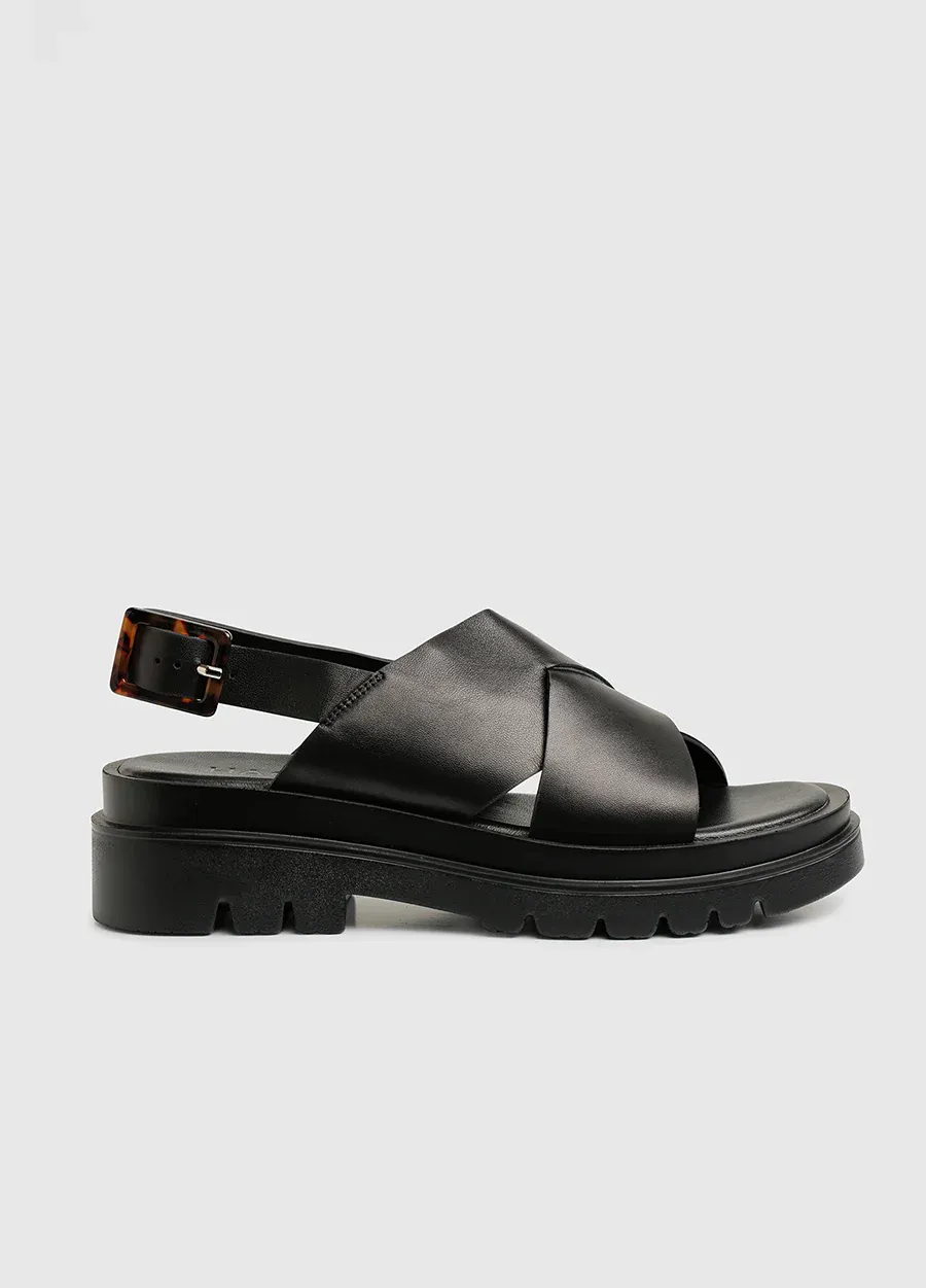 Haon Margaux Sandal - Black