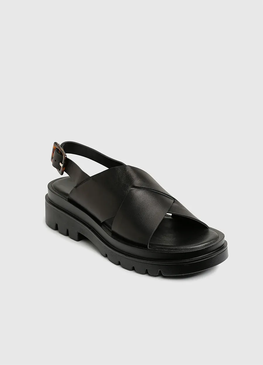 Haon Margaux Sandal - Black