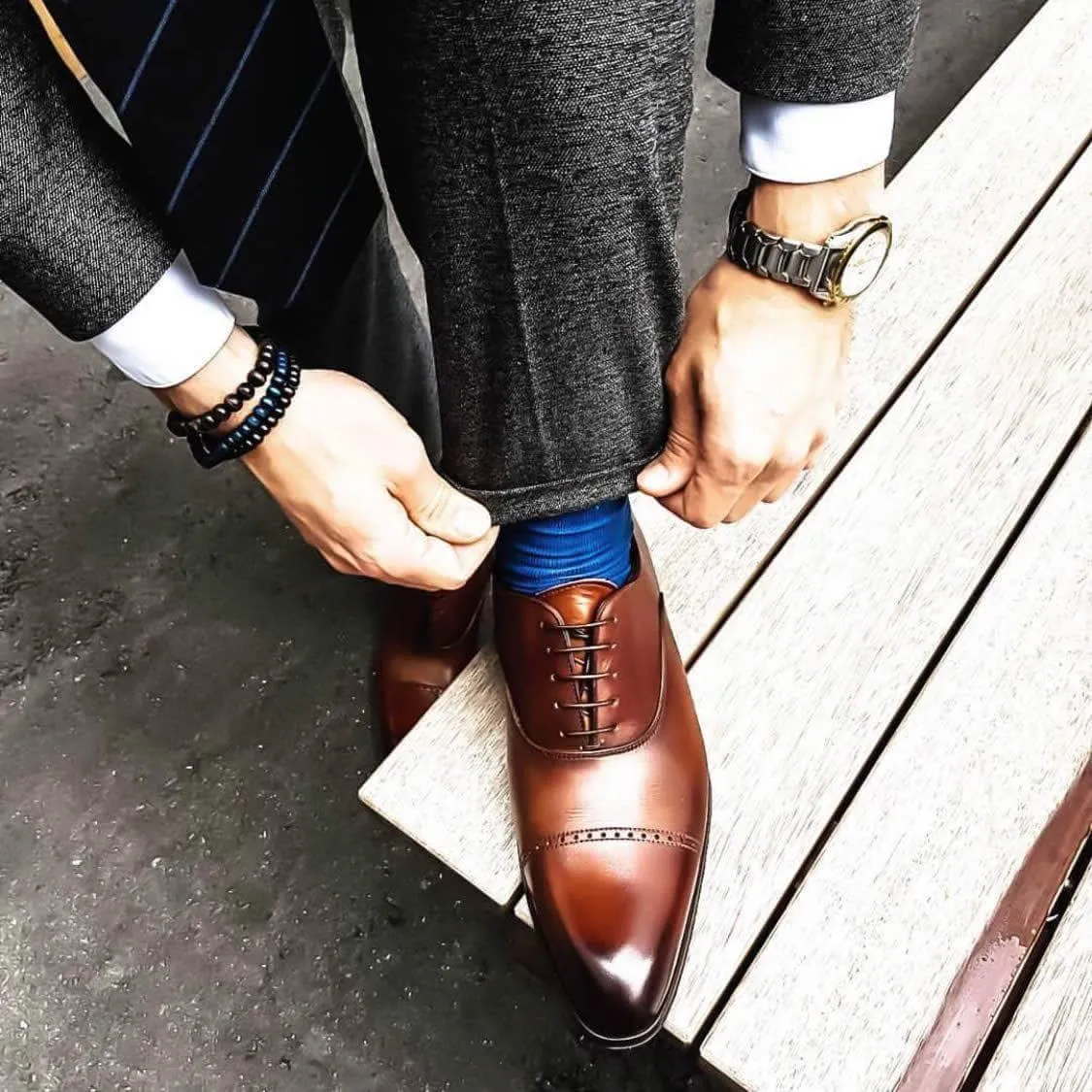 Harrow Cap Toe Oxford – Tan