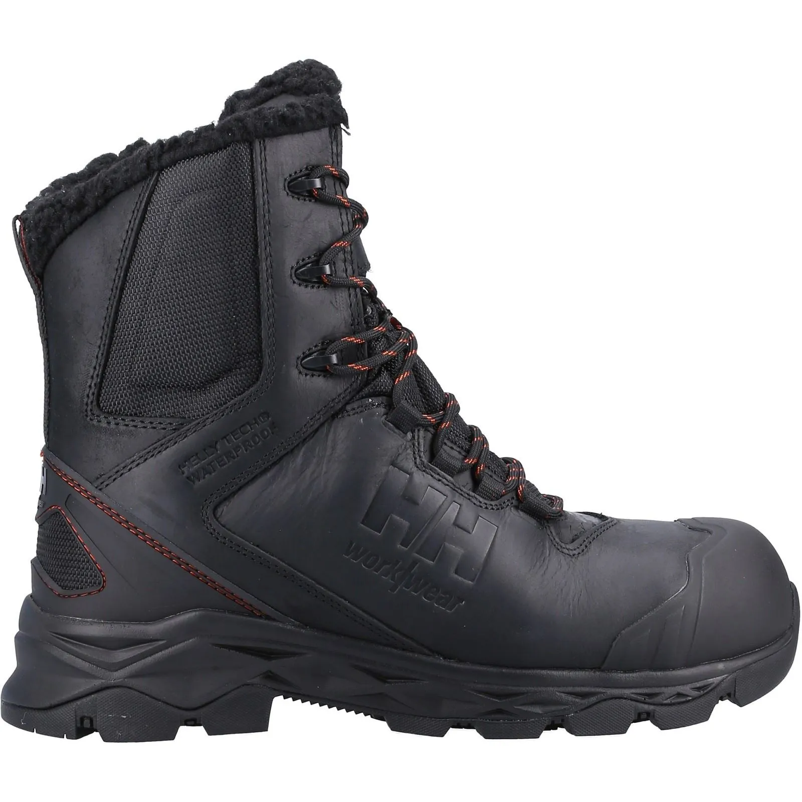 Helly Hansen Workwear Unisex Oxford Winter Tall Side-Zip S3 Safety Boot in Black