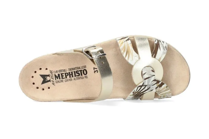 'Helma' women's sandal - Gold combi