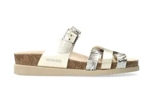 'Helma' women's sandal - Gold combi