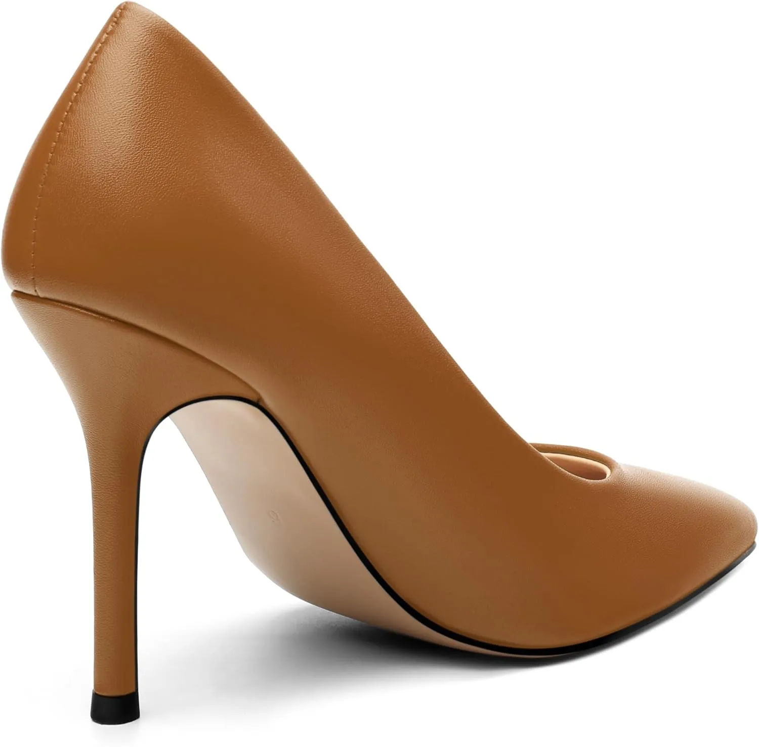 High Stiletto Heels for Women Close Pointed Toe Slip on Solid Pumps Fashion Classic Prom Office Wedding Shopping Dress Shoes