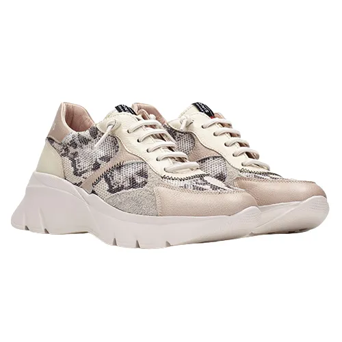 Hispanitas Ladies Wedge Trainers -  PHV253819 - Taupe