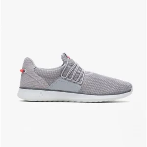 Hush Puppies GOOD Mens Recycled Mesh Slip-On Trainers Grey