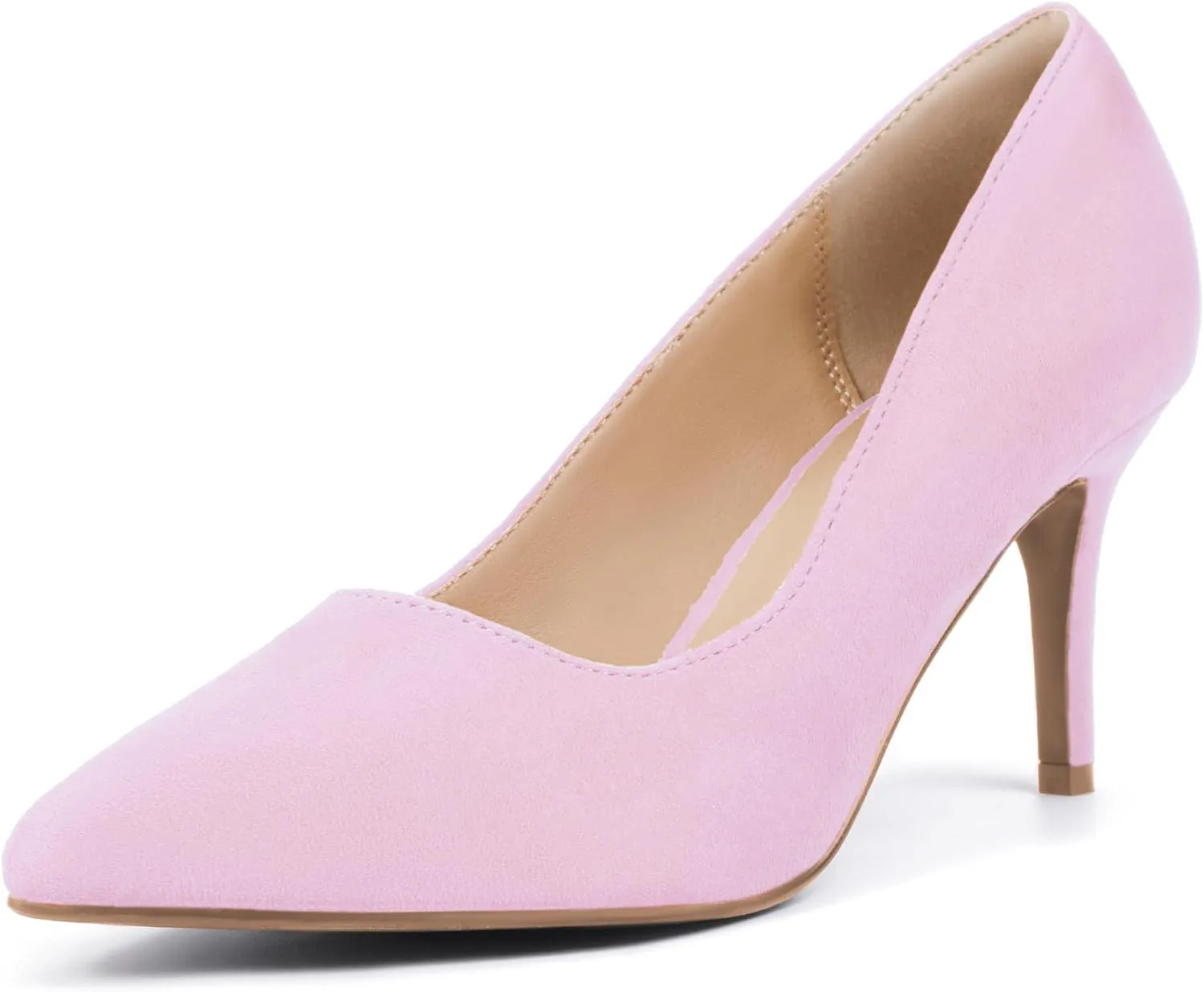 IDIFU IN3 High Heels Pumps Closed Toe Heels Women's Pumps Stiletto Pointed Toe Dress Shoes Wedding Prom Bridal Work Office Bride Bridesmaid Guest Trendy Dressy Fashion Comfortable Classic Pumps Shoes