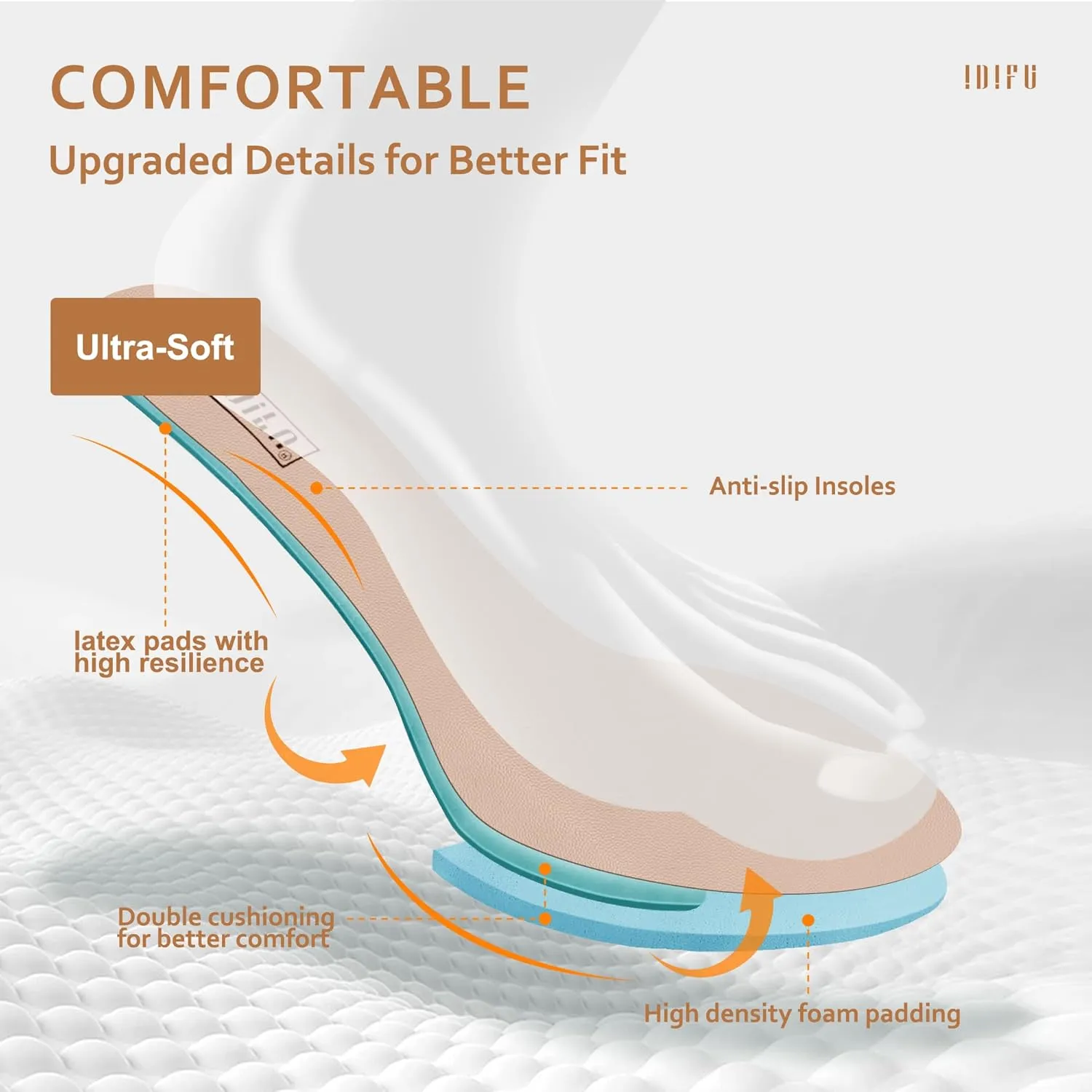 IDIFU Women's Candy Dress Mary Jane Shoes Low Block Heels Closed Round Toe Office Work Church Wedding Pumps