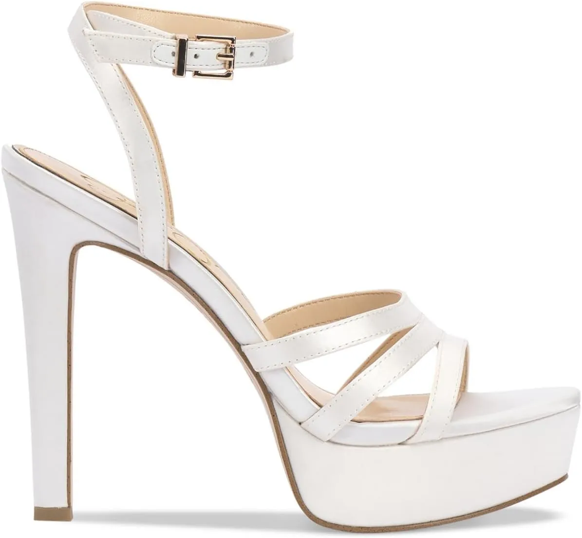 Jessica Simpson Women's Balinah 3 Faux Leather Platform Heeled Sandal