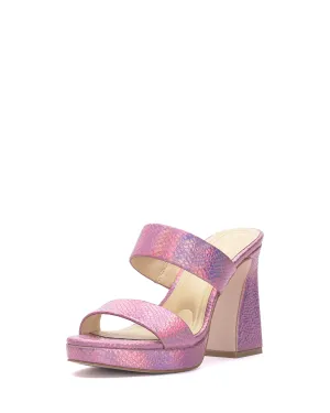 Jessica Simpson Women's Diza Platform High Heel Sandal Heeled, Iridescent, 6