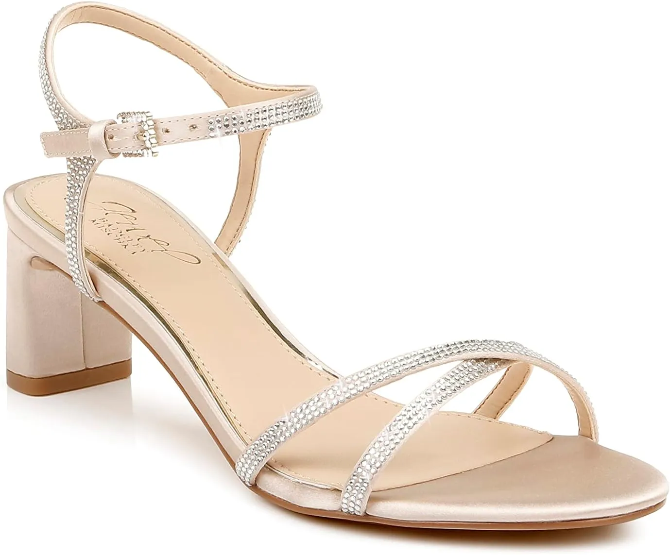 Jewel Badgley Mischka Omari Block Heel