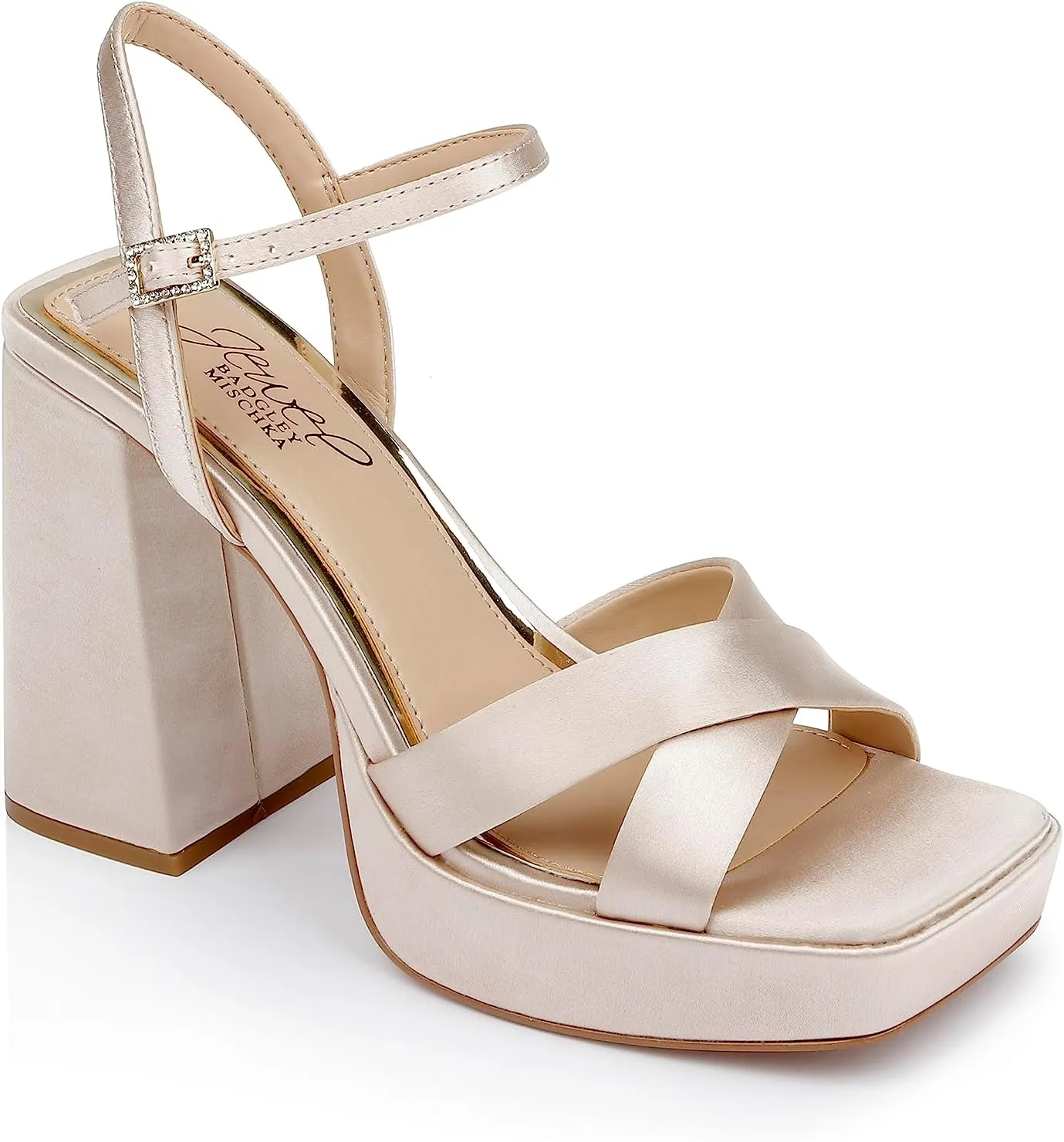Jewel Badgley Mischka Rainbow Chunky Platform