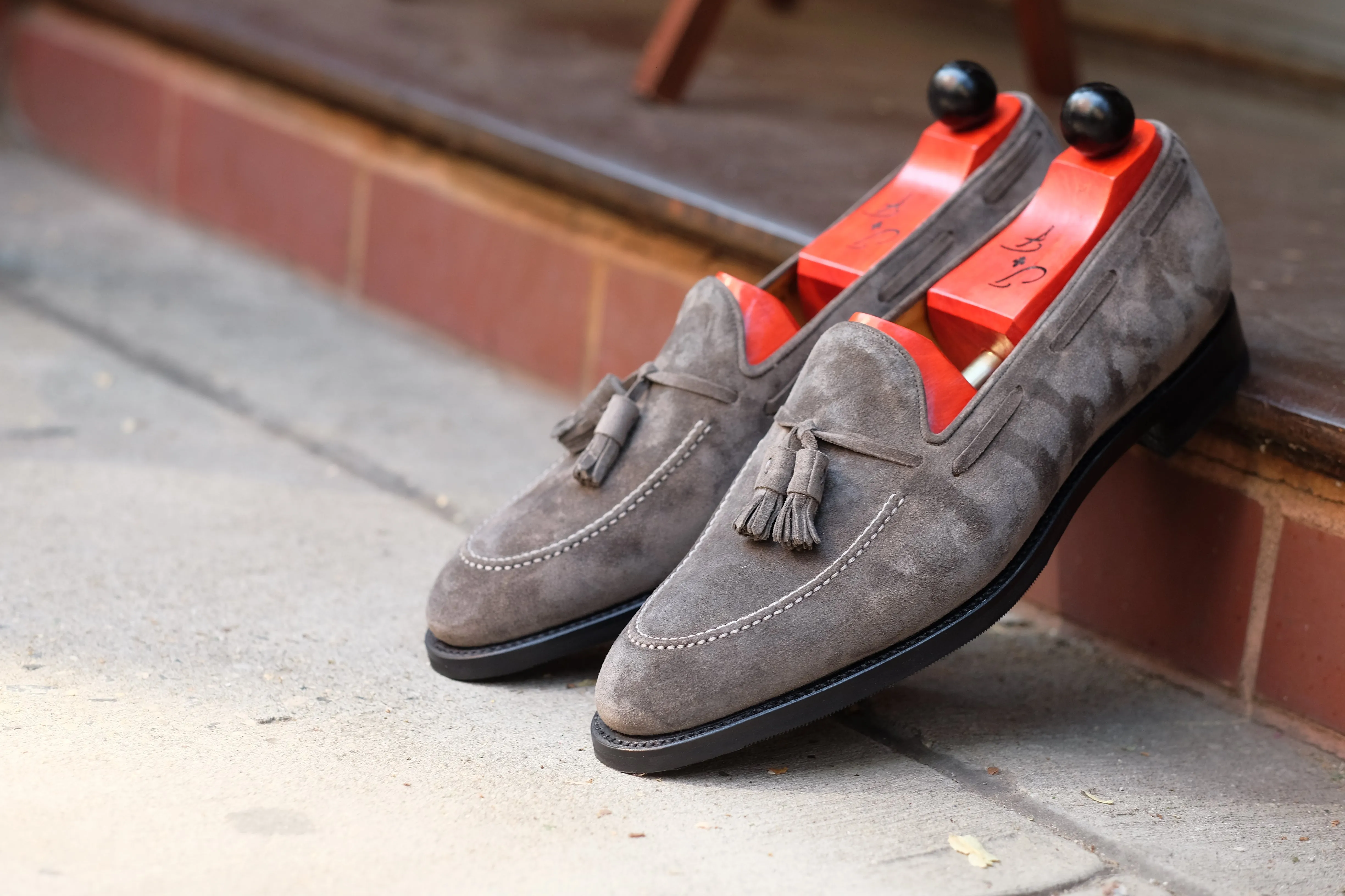 J.FitzPatrick Haller - Storm Suede Tassel Loafer
