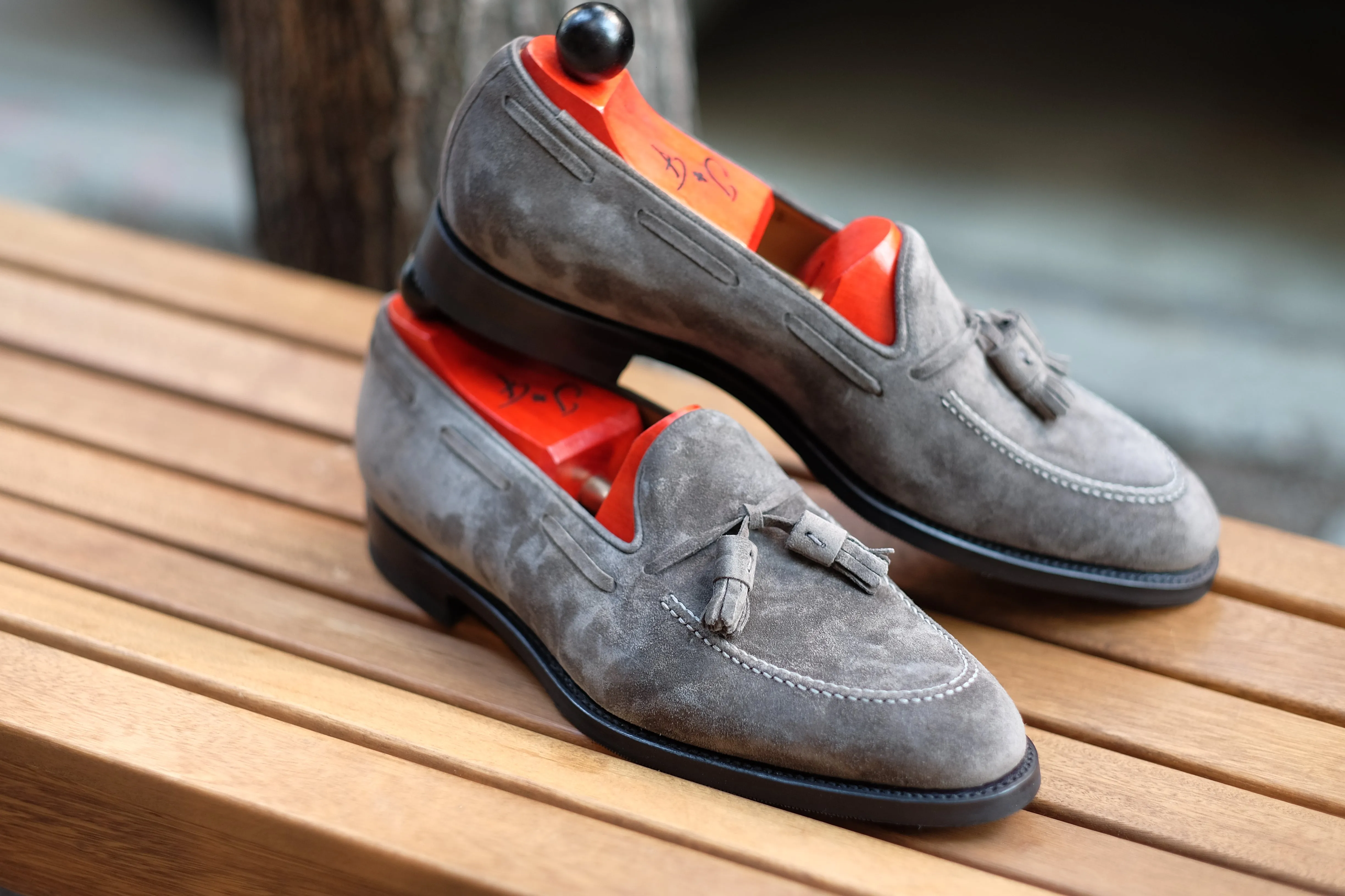 J.FitzPatrick Haller - Storm Suede Tassel Loafer