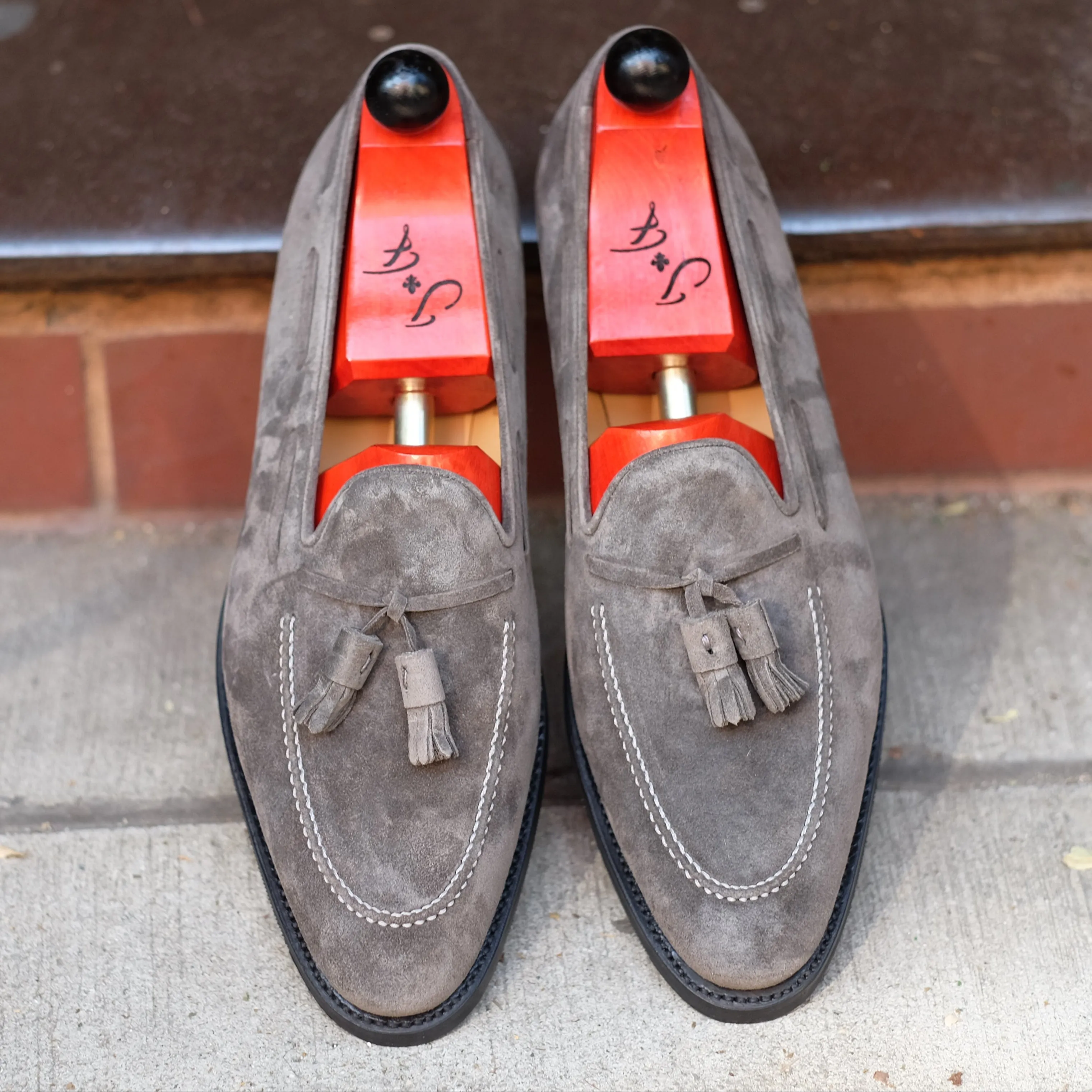 J.FitzPatrick Haller - Storm Suede Tassel Loafer