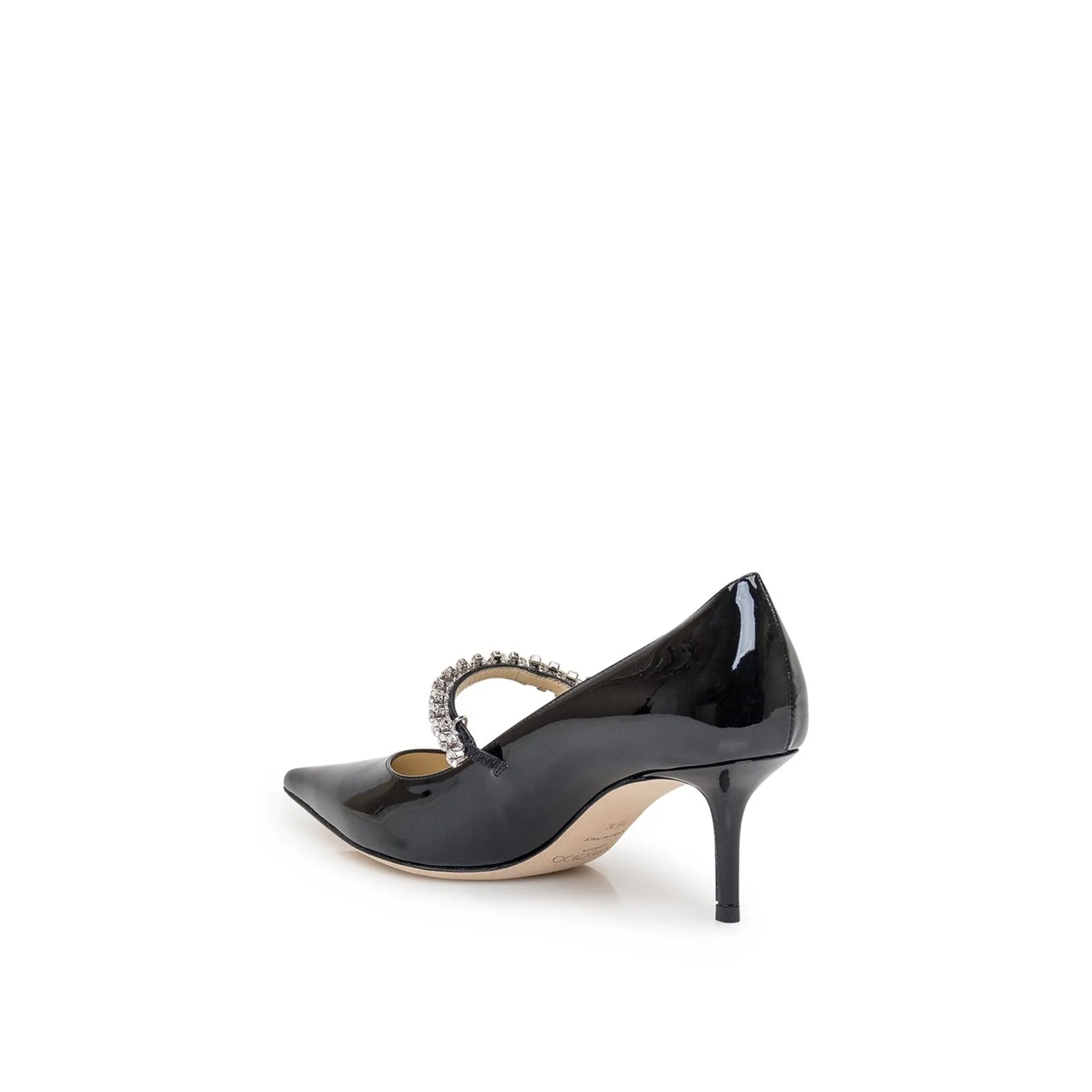 JIMMY CHOO Elegant Leather Pump with Pointed Toe and 7 cm Heel