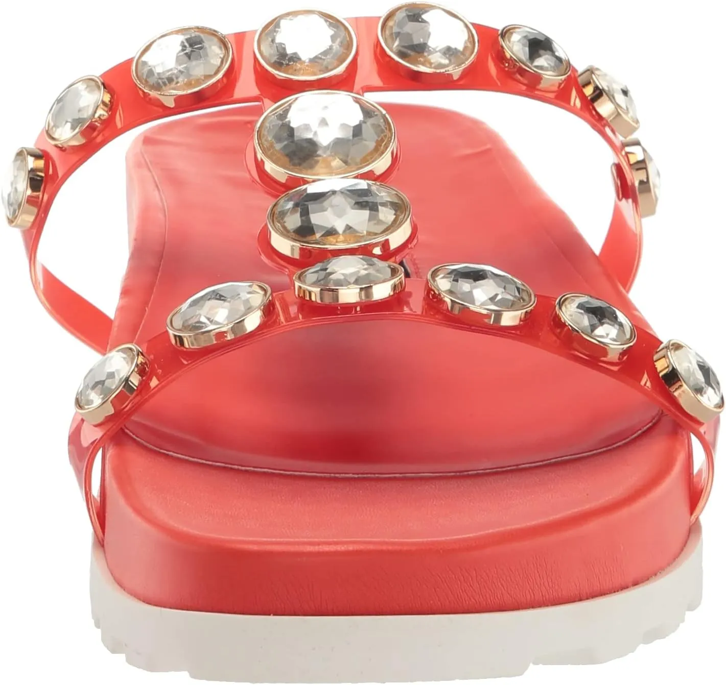 KARL LAGERFELD womens Belinda Jeweled Platform Sandal