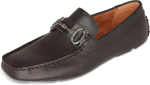 Kenneth Cole REACTION Men's Dawson Bit Driver Driving Style Loafer, Black, 7.5