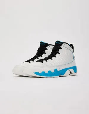 Kids Air Jordan 9 Retro 'Powder Blue' GS White Black FV0143-101 Shoe Trainer