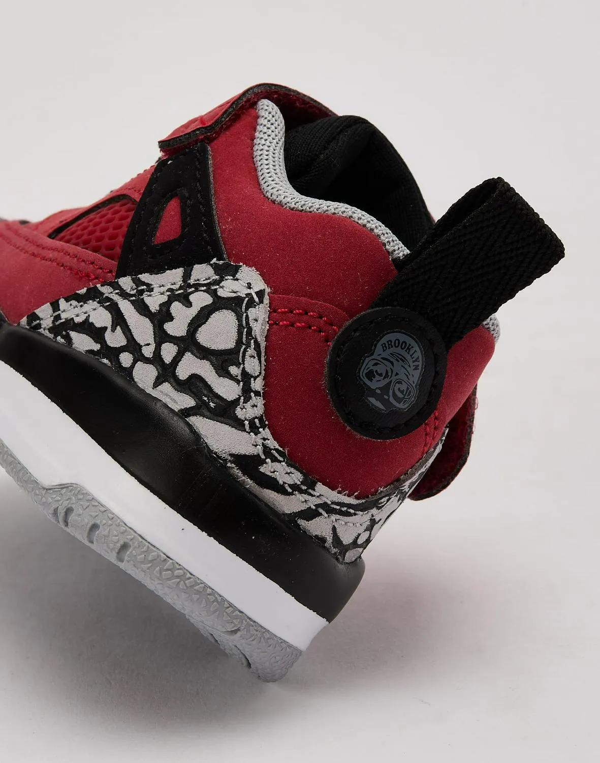 Kids Jordan Spizike Low TD Red Black White Gray Shoe Sneaker Trainer