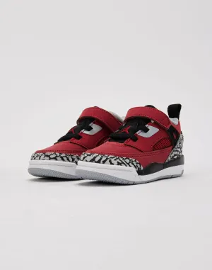 Kids Jordan Spizike Low TD Red Black White Gray Shoe Sneaker Trainer