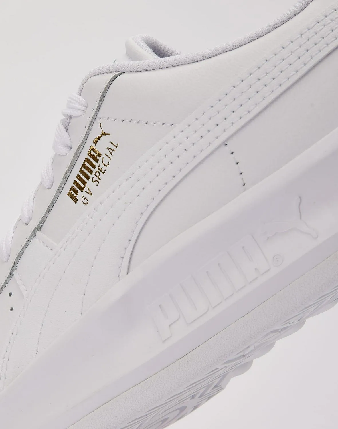 Kids Puma GV Special GS White Gold Print 399384 01 Shoe Sneaker Trainer