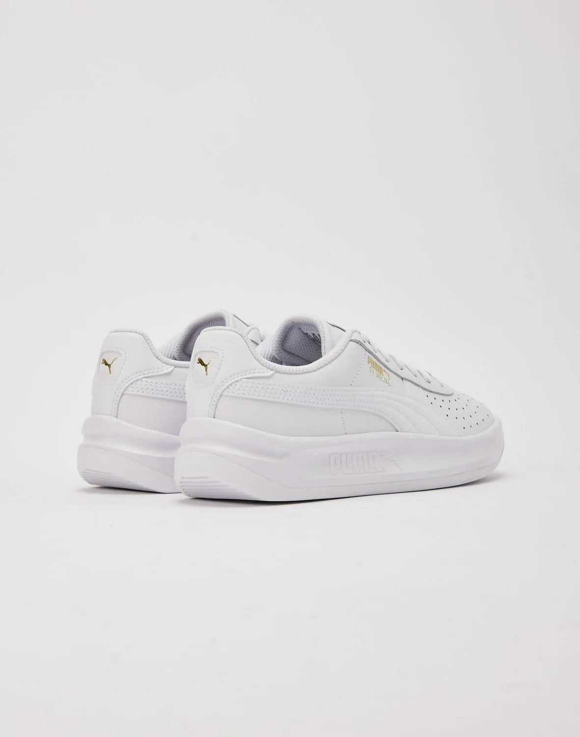 Kids Puma GV Special GS White Gold Print 399384 01 Shoe Sneaker Trainer
