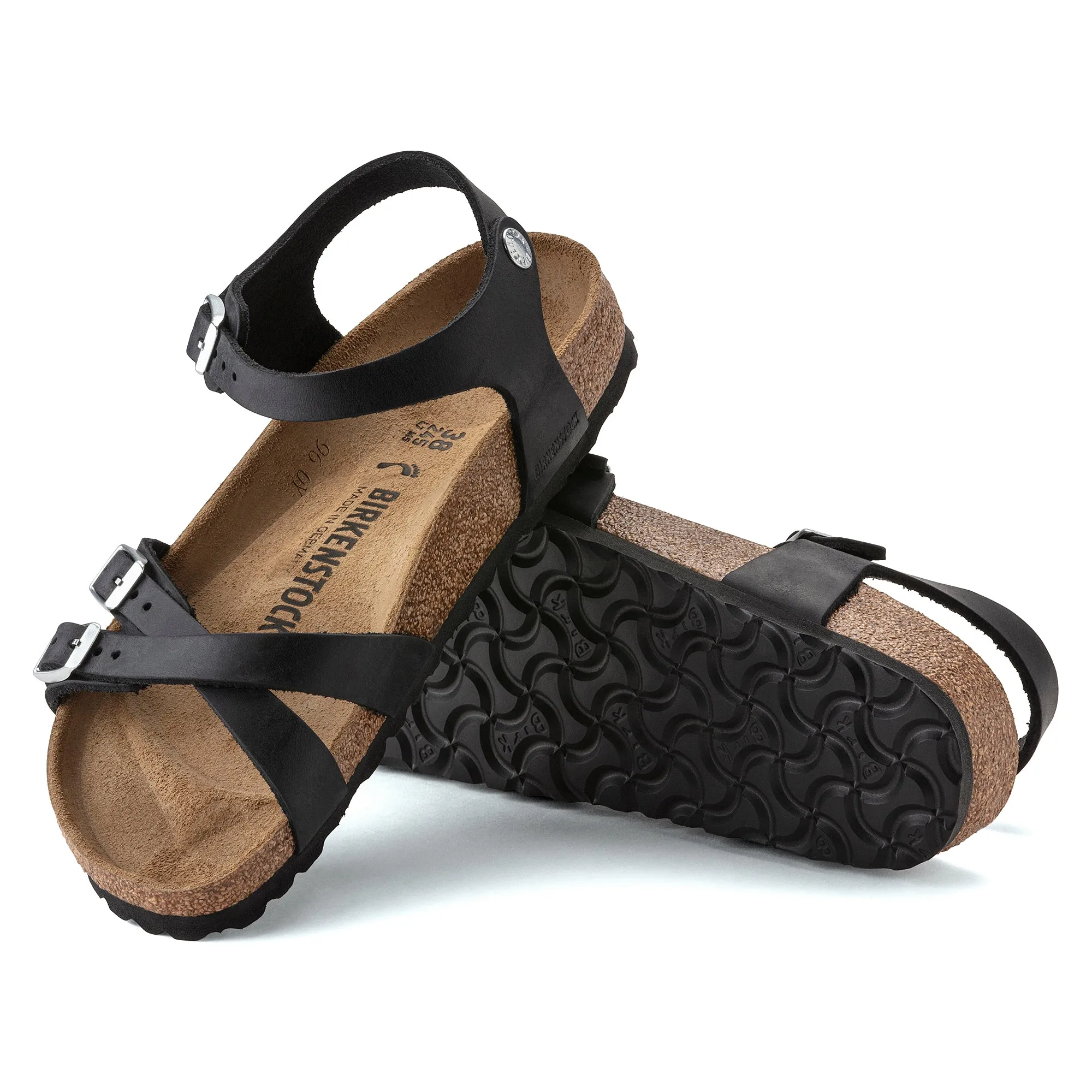 KUMBA - BLACK - OIL LEATHER