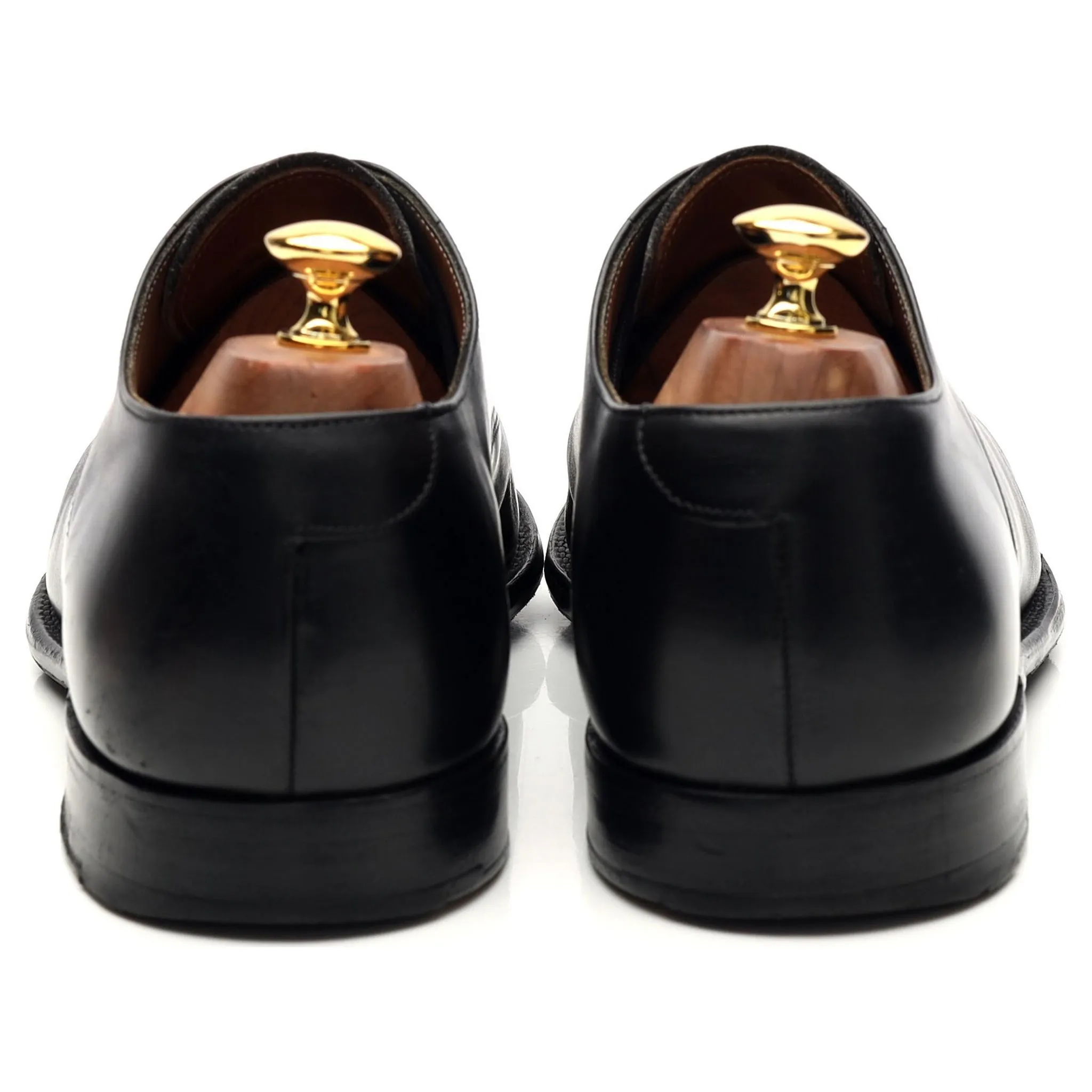 'Lime' Black Leather Oxford UK 9.5 F
