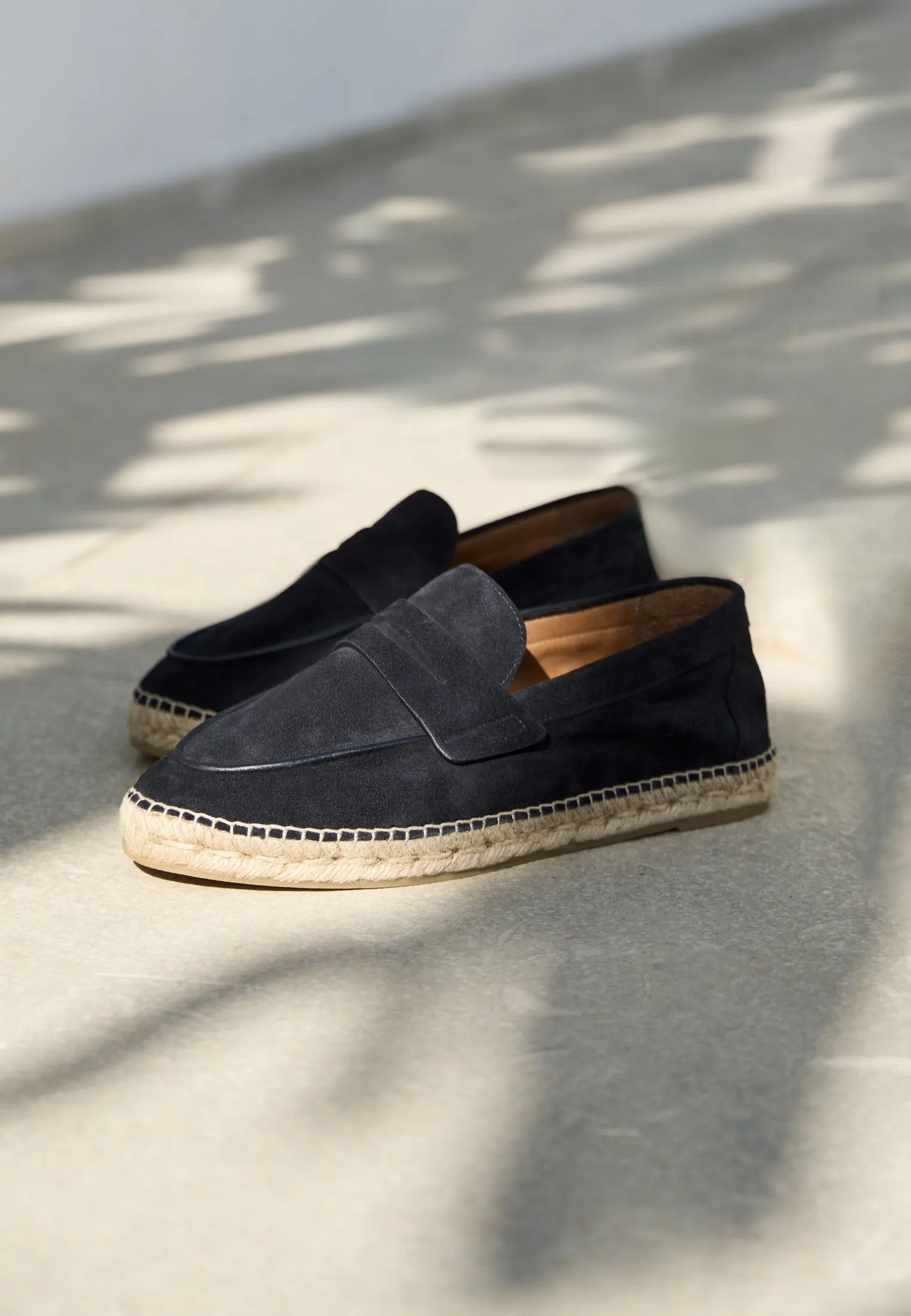 Loafers - Navy Suede
