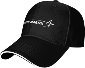 Lockheed Martin Casual Sandwich Baseball Cap Adjustable for Men for Women