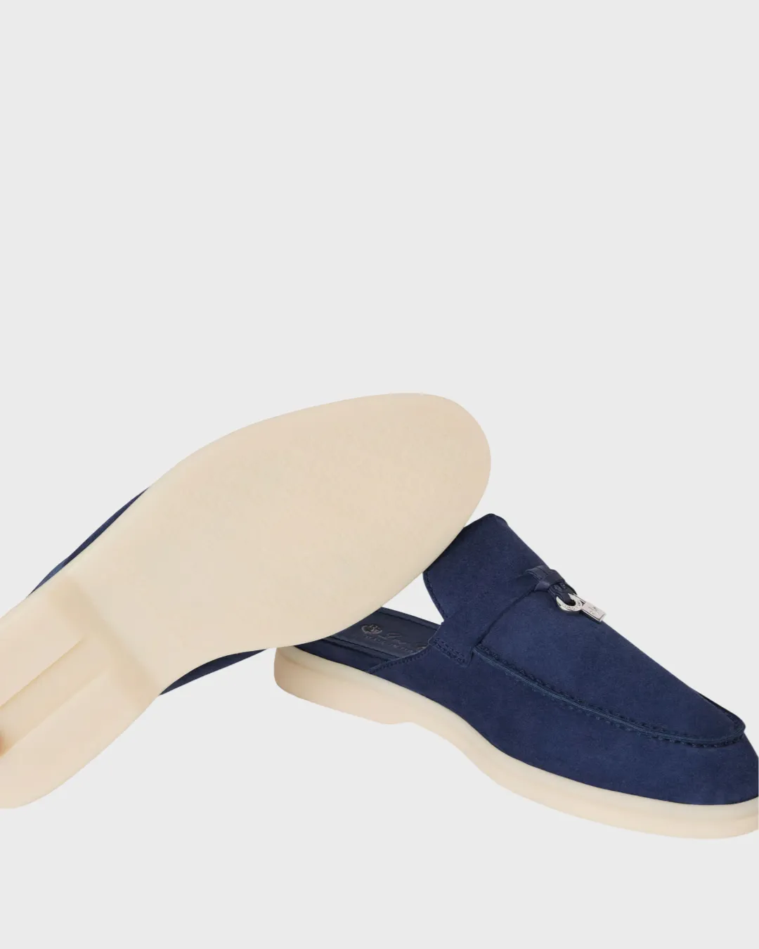 Loro Piana Babouche Charms Walk Couleur Argo Blue Melange