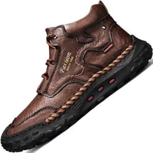 LZDZN Mens Boots Chelsea Shoes High Top Sneakers for Men Shoe Men's Black Brown Yellow Size Casual Man Fashion Sneaker