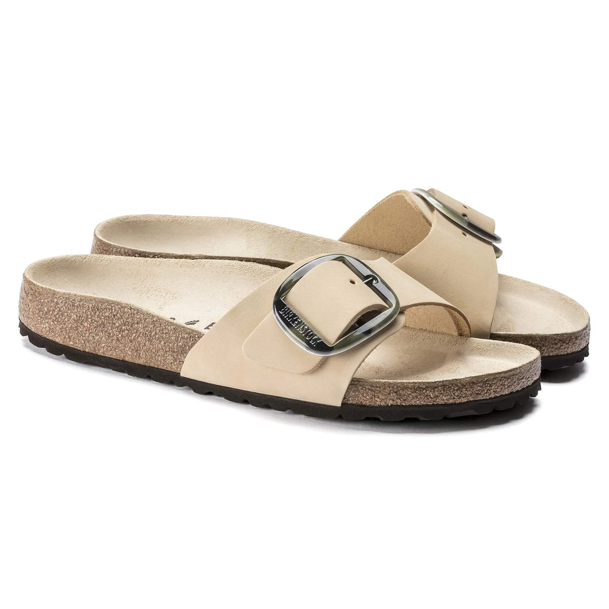 Madrid Big Buckle Nubuck Leather