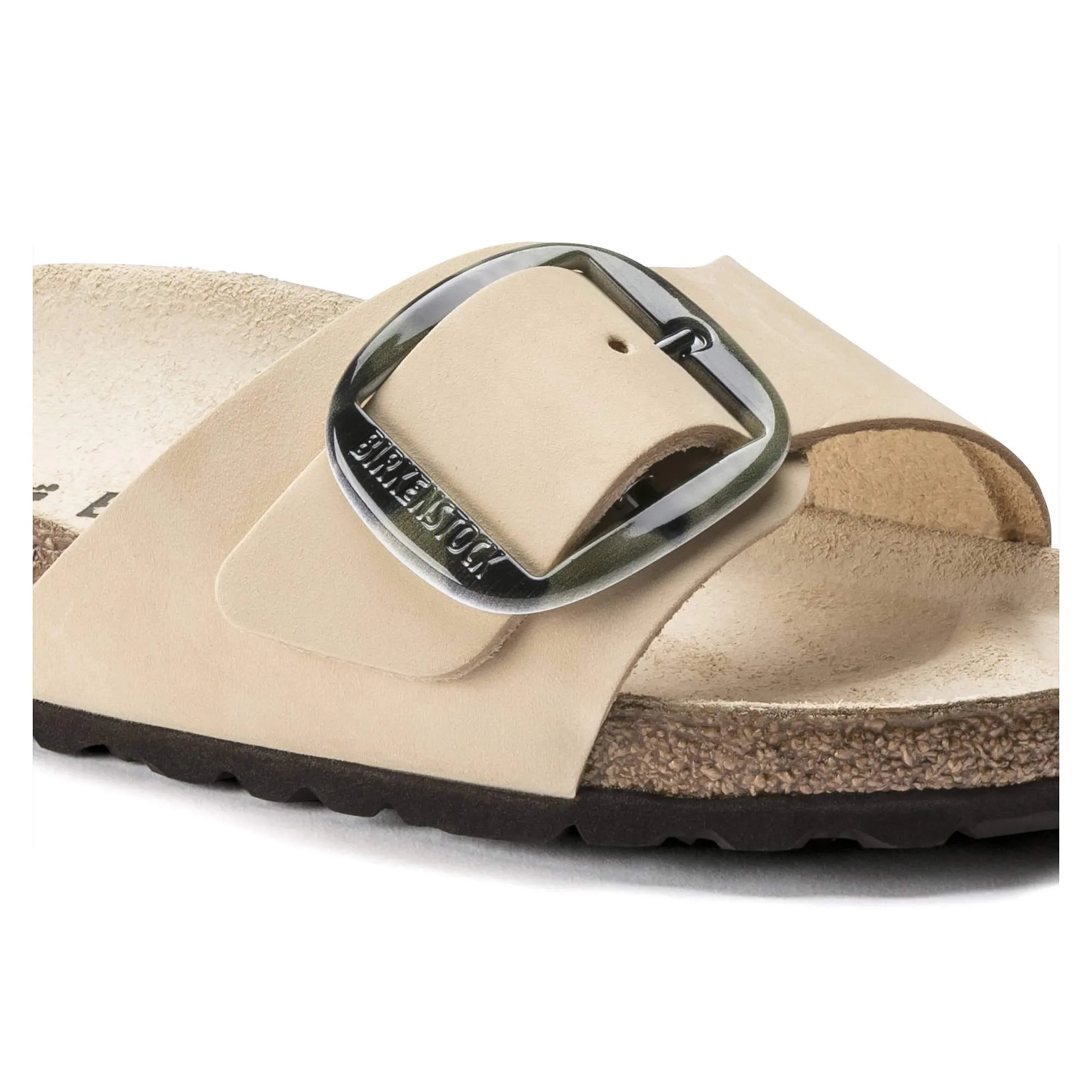 Madrid Big Buckle Nubuck Leather