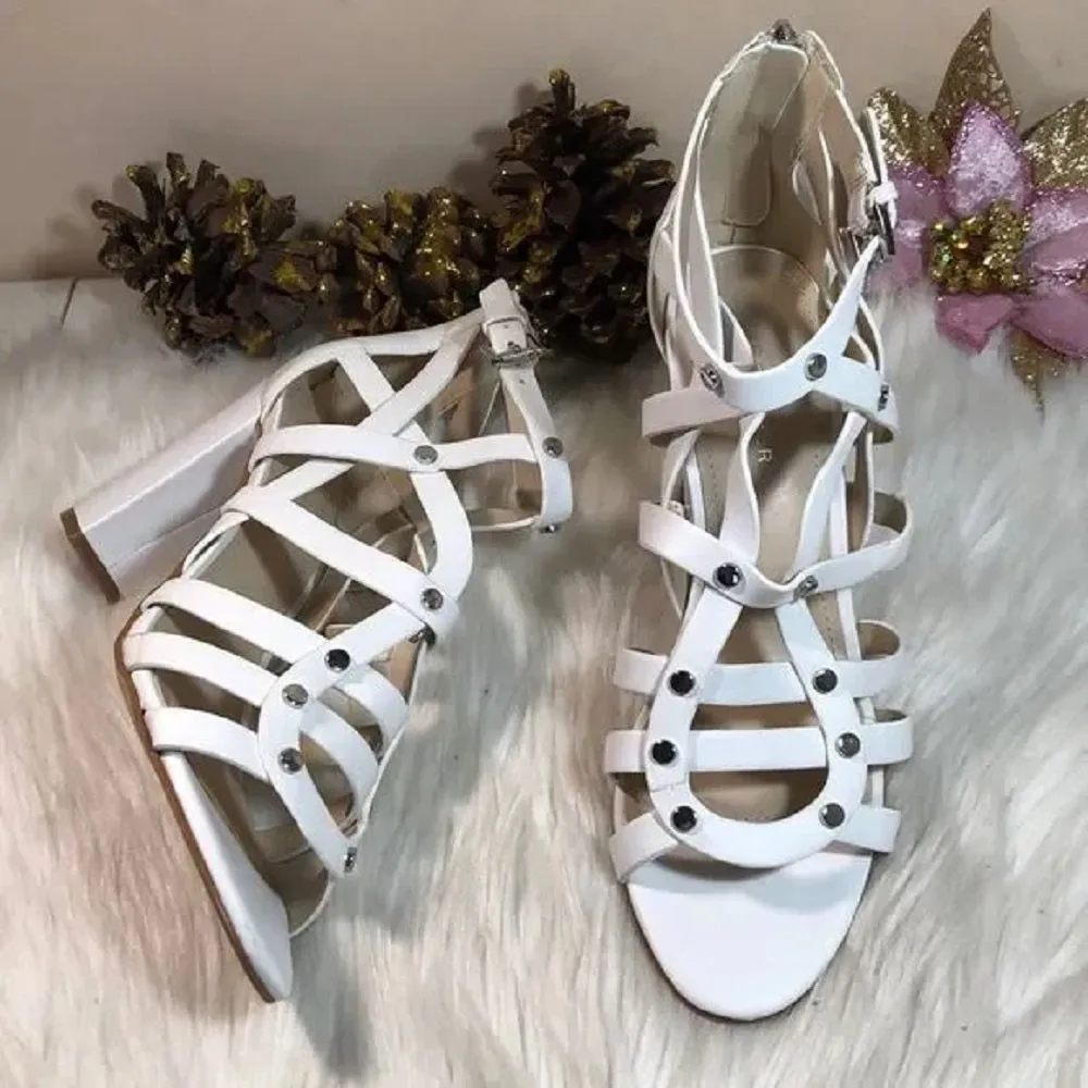 Marc Fisher Lusa Caged City Sandals 7.5M