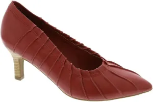Masseys Women's Bella Pleated Mid Heel Pump