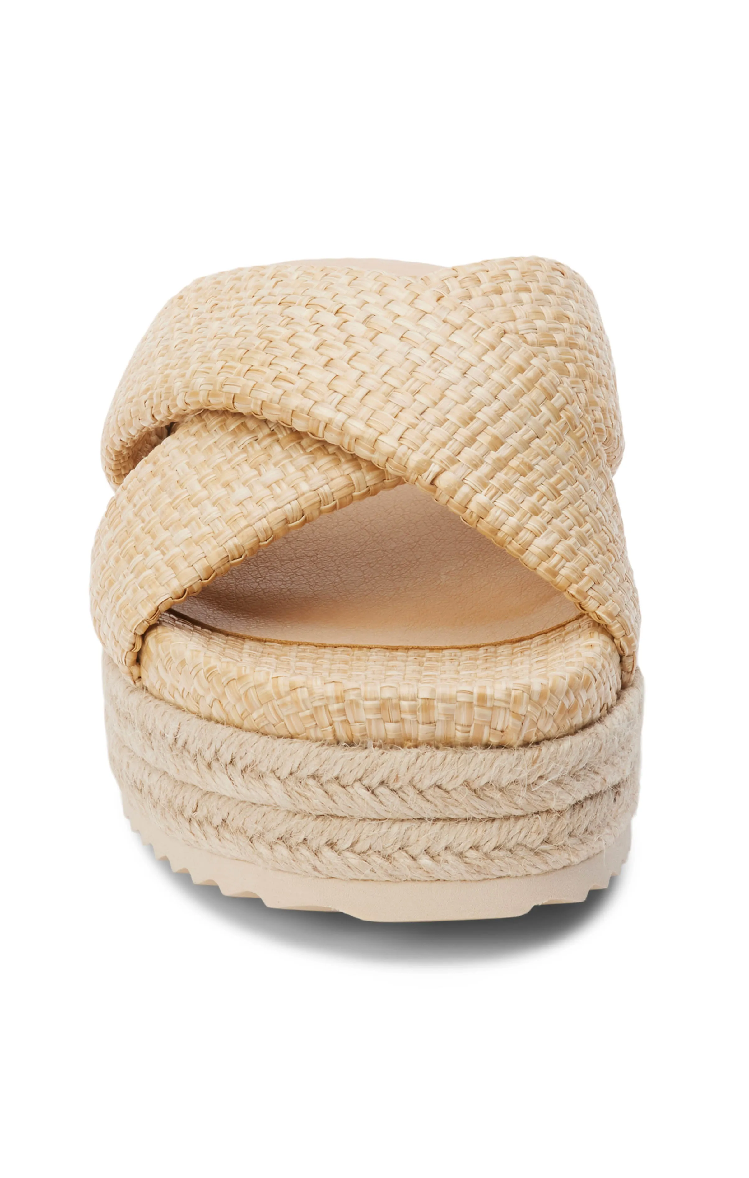Matisse Hali Platform Sandal ~ Natural