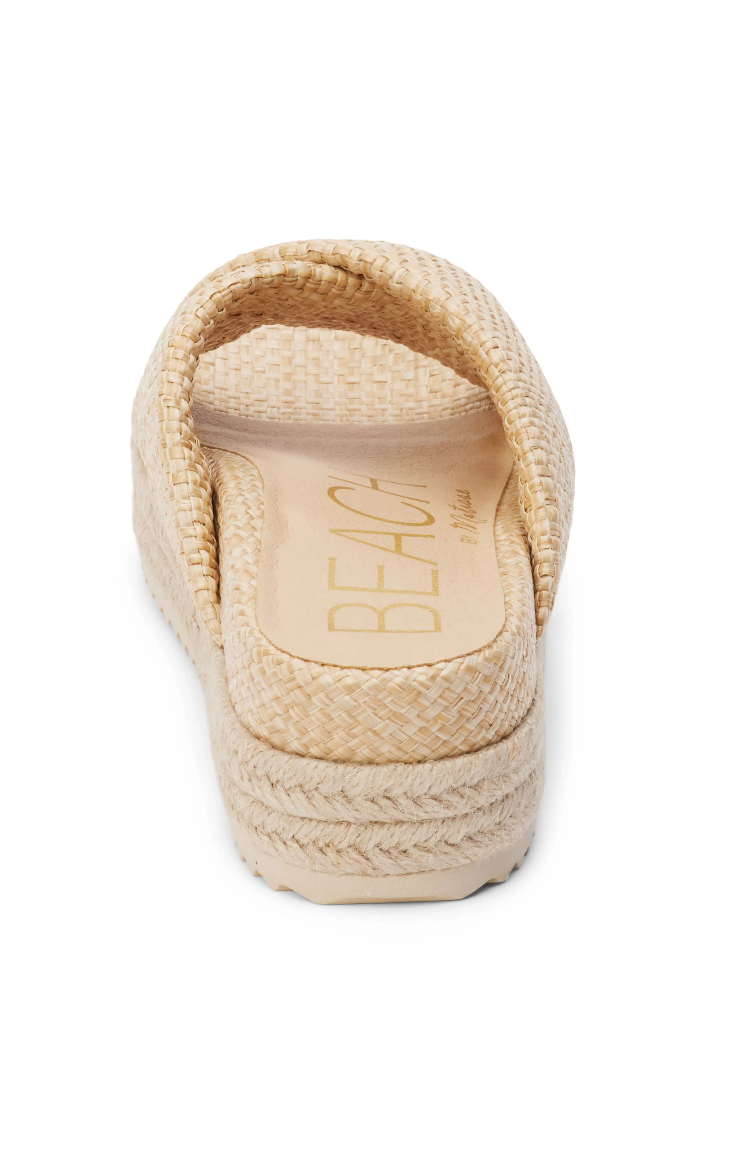 Matisse Hali Platform Sandal ~ Natural
